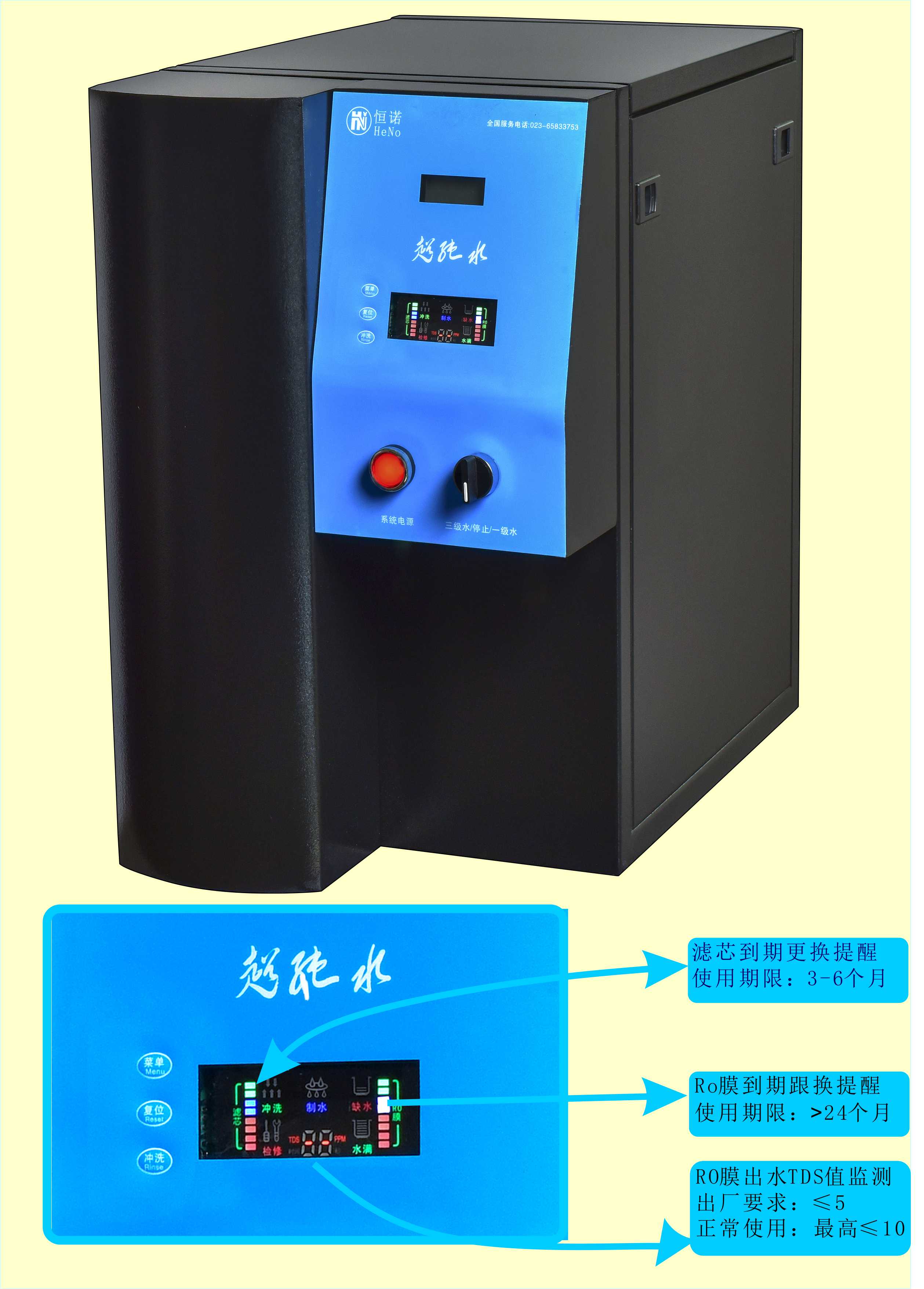 實驗室分析用超純水機